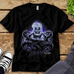 Disney Villains Ursula Dark Portrait Unisex Tee Adult T-shirt Kid Shirt
